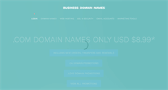 Desktop Screenshot of business-domain-names.com