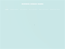 Tablet Screenshot of business-domain-names.com
